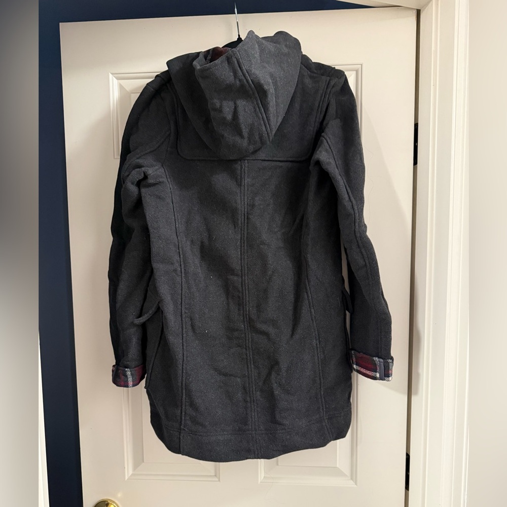 Thread & Supply Black Hooded Toggle Coat - Picture 4 of 4